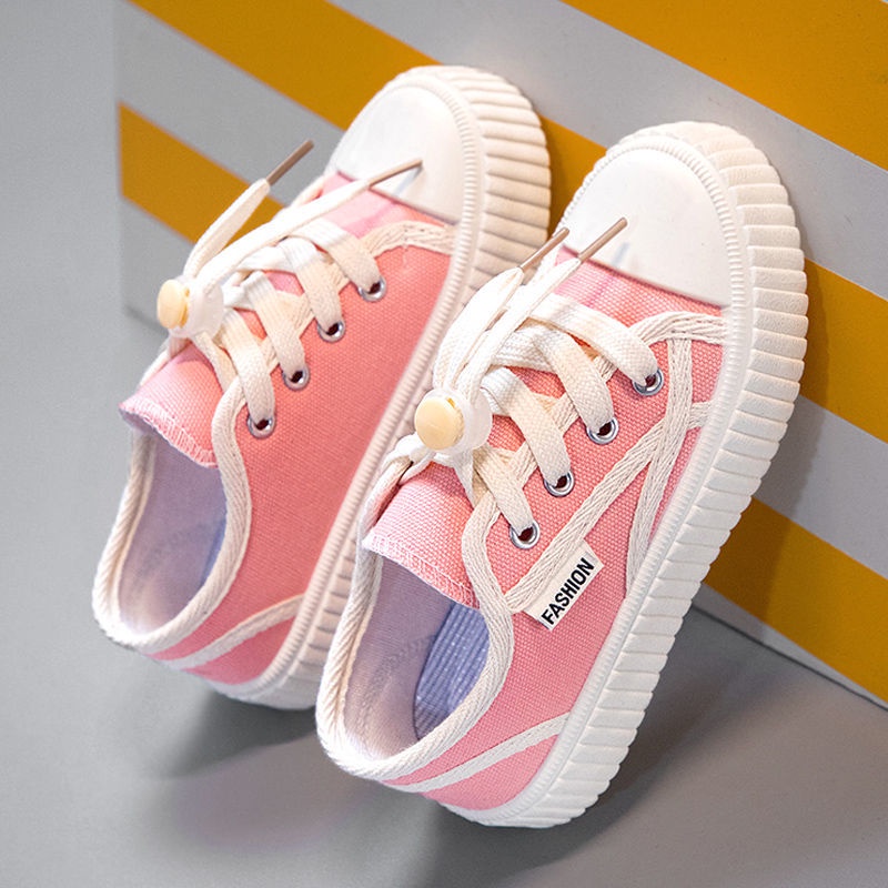 Giày Thể Thao Trượt Ván Vải canvas Thời Trang Xuân Thu 2022 Mới Cho Bé Gái