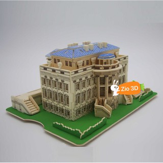 Mô hình lắp ráp gỗ 3D Nhà trắng