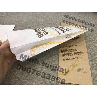Túi giấy bánh mì 100 cái