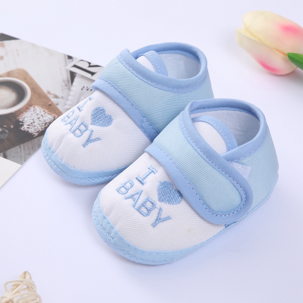 Giày thể thao đế mềm thêu họa tiết hoạt hình dễ thương cho bé sơ sinh
