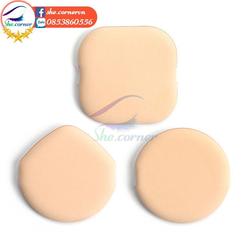 Set 3 bông dặm phấn MAANGE MAG5759 Air cushion BB puff nhiều hình