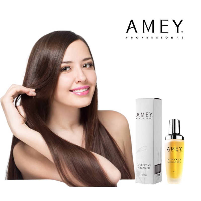 Tinh dầu dưỡng tóc bóng mượt thơm serum dưỡng tóc uốn xoăn nhuộm phục hồi collagen keratin AMEY TD02
