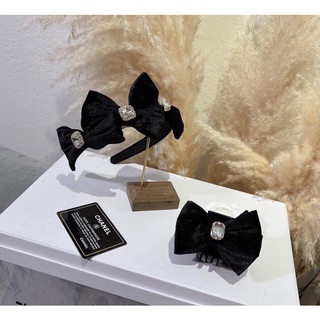 Bờm cài tóc cao cấp nơ gắn đá sáng đẹp