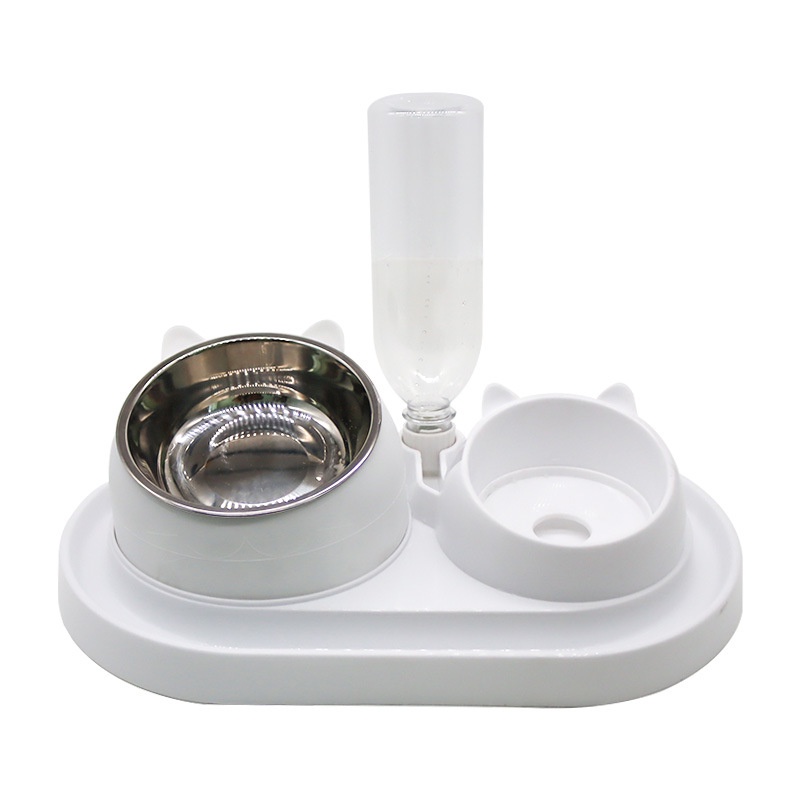 Bát ăn chống kiến tự động cấp nước uống dành cho chó mèo