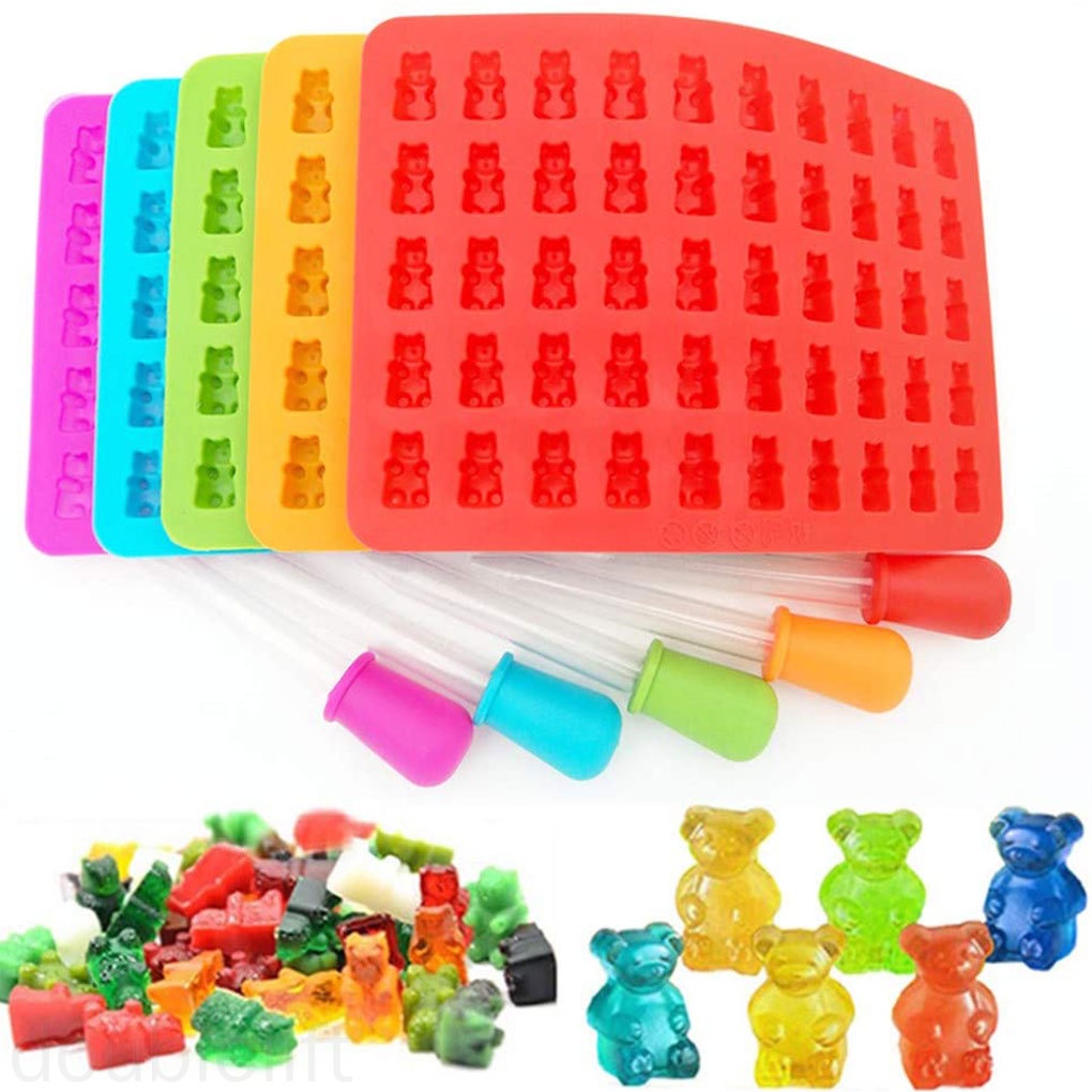 Khuôn Silicone Làm Đá / Sô Cô La Chống Dính Tiện Dụng