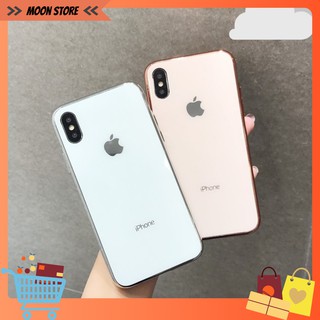 Ốp Lưng Kính Viền Si Xịn Xò Sang Chảnh - Ốp Iphone 🔥🔥🔥