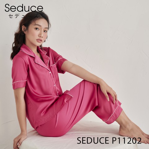 Bộ Đồ Ngủ Pyjama Nữ Lụa Satin Seduce P11202