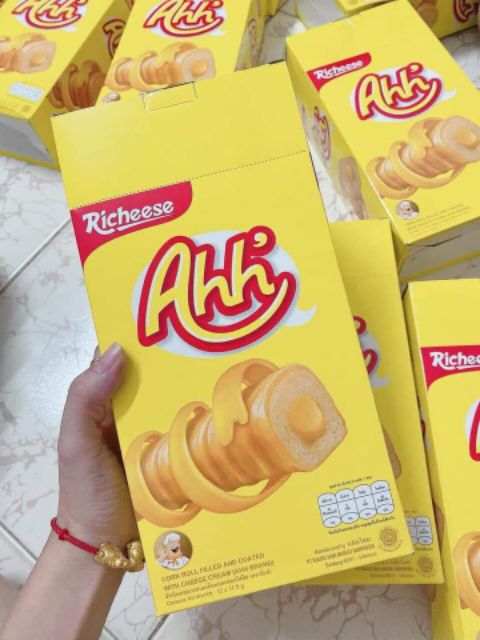 Bánh phô mai Richeese Ahh 150 gram - Bánh xốp phô mai Richeese Ahh 150g.