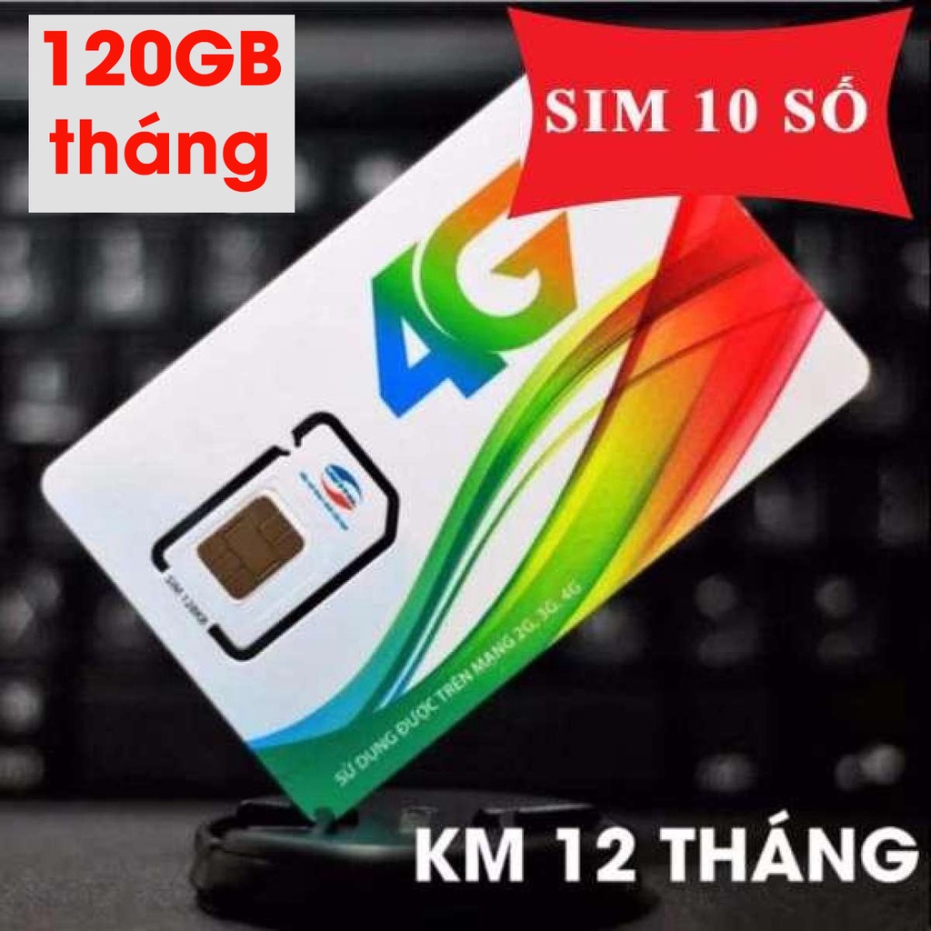 Sim 4G Viettel V120N 120GB/tháng (4GB/NGÀY) +Miễn phí gọi nội mạng +50 phút gọi ngoại mạng)