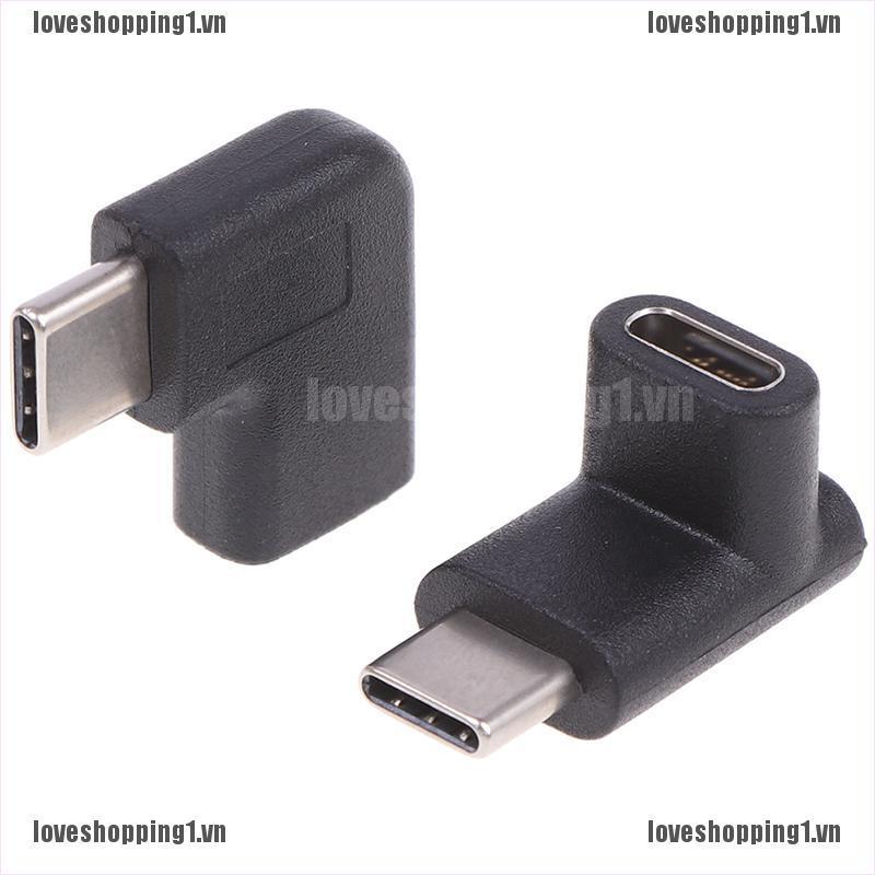 Đầu Chuyển Đổi Loại Usb 3.1 C Góc 90 Độ