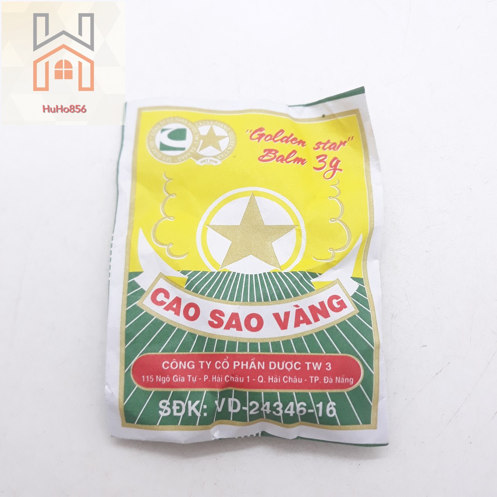 Cao Sao Vàng - Dầu Cù Là - Dược TW3 3g