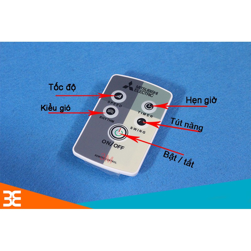 Tay Điều Khiển Quạt Mitsubishi ( Đã có pin )