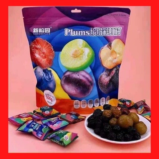 Ô mai mận plums mix 6 vị gói 500gr, ômai anh đào ,việt quất,