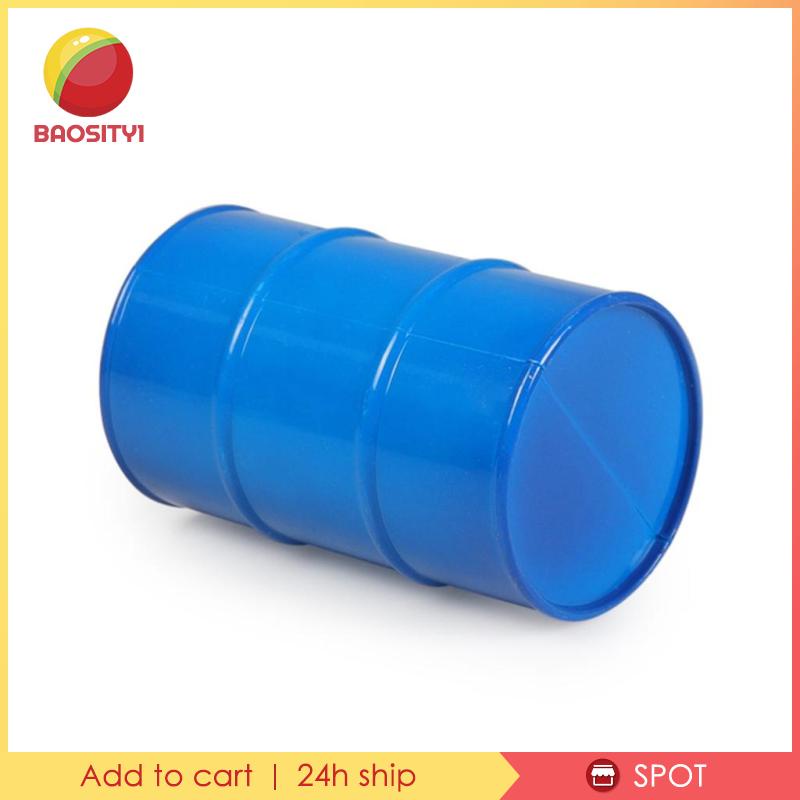Phụ Kiện Thùng Dầu Bằng Nhựa Màu Xanh Dương Cho Mô Hình Xe Điều Khiển Từ Xa 1: 10
