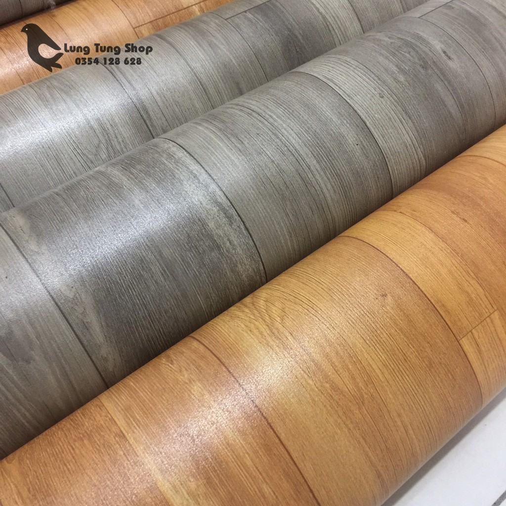 Thảm nhựa trải sàn giả gỗ - simili vân gỗ nâu