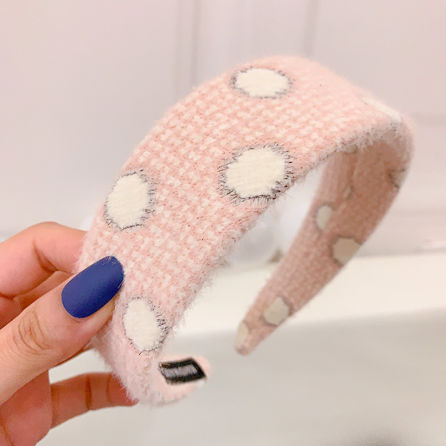 Băng Đô Nơ Họa Tiết Chấm Bi Phong Cách Hàn Quốc Cho Nữ