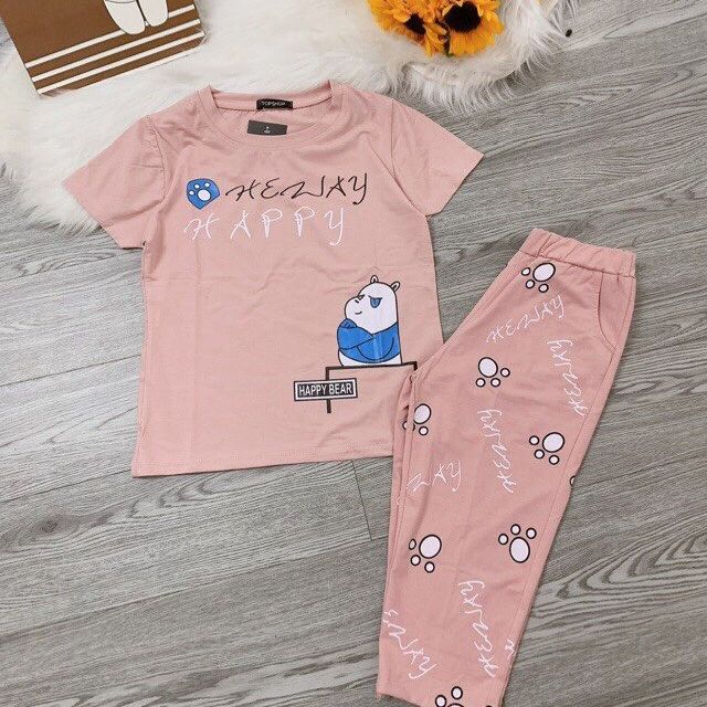 bộ quần áo lửng mặc ở nhà