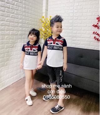 Combo áo sơmi bé gái