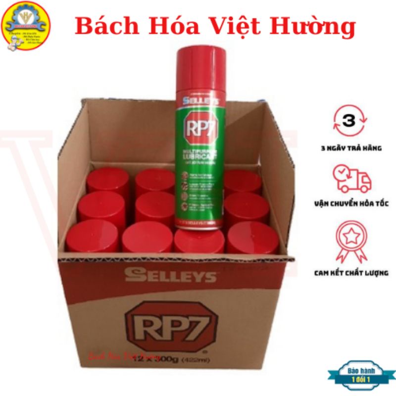 Thùng 12 lọ xịt dầu RP7 Selleys 150g, 300g hàng loại 1 giá rẻ, Xịt bôi trơn và bảo vệ thiết bị chống gỉ sét