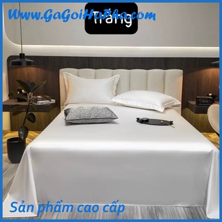 Bộ ga gối lụa 3 món cao cấp, bộ ga giường lụa cao cấp cao cấp lụa loại 1