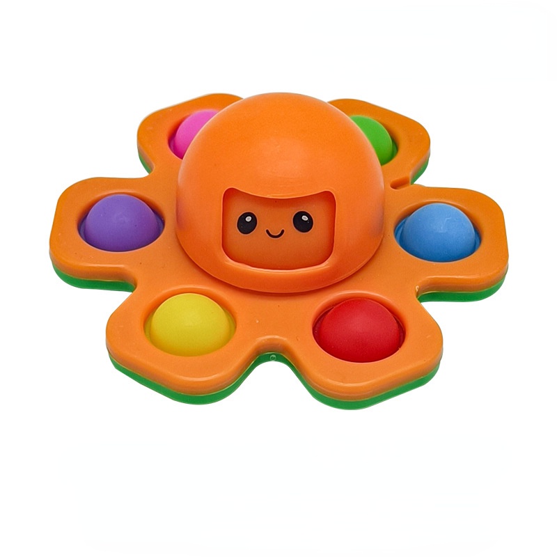 Đồ Chơi Hình Bạch Tuộc Phát Nhạc Lật Ngón Tay Độc Đáo