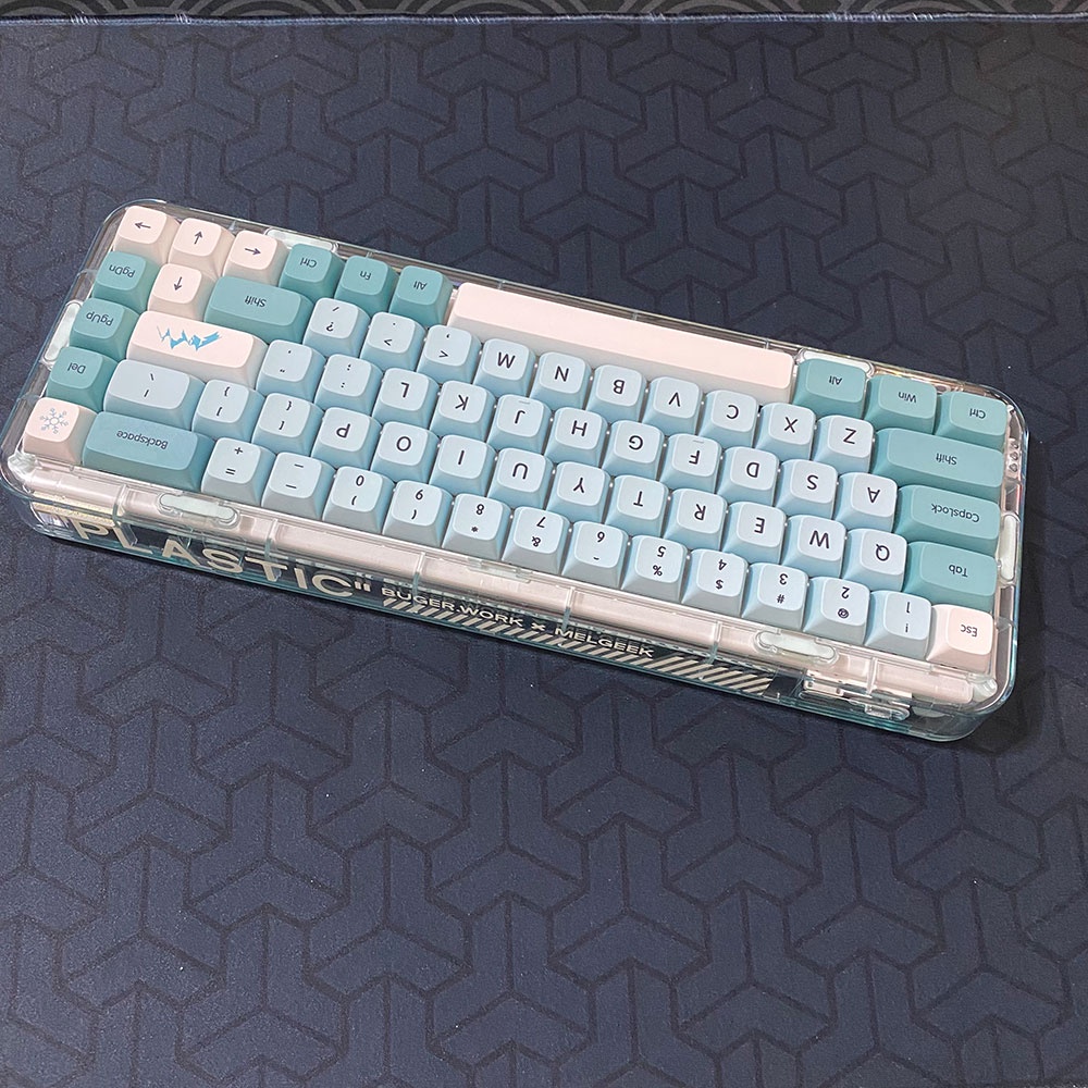GMK iceberg theme  keycaps pbt XDA profile Dye-sub 61 64 71 68 84 98 87 104 108  for mechanical keyboard