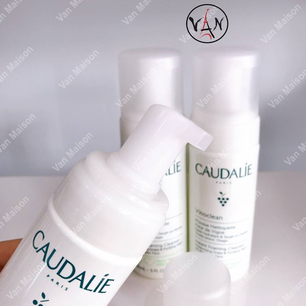 [ Caudalie] Sữa rửa mặt dạng bọt Caudalie instant foaming cleanser 150ml - Mẫu mới nhất
