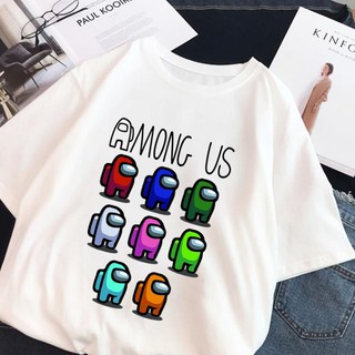 SALE- Aó Thun Tay Lỡ Unisex AMONG US Hot Game 2020 - ÁO GAME CHẤT