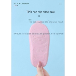 Dép Cotton đi trong nhà đế dày chống trượt họa tiết hoạt hình dễ thương cho bé