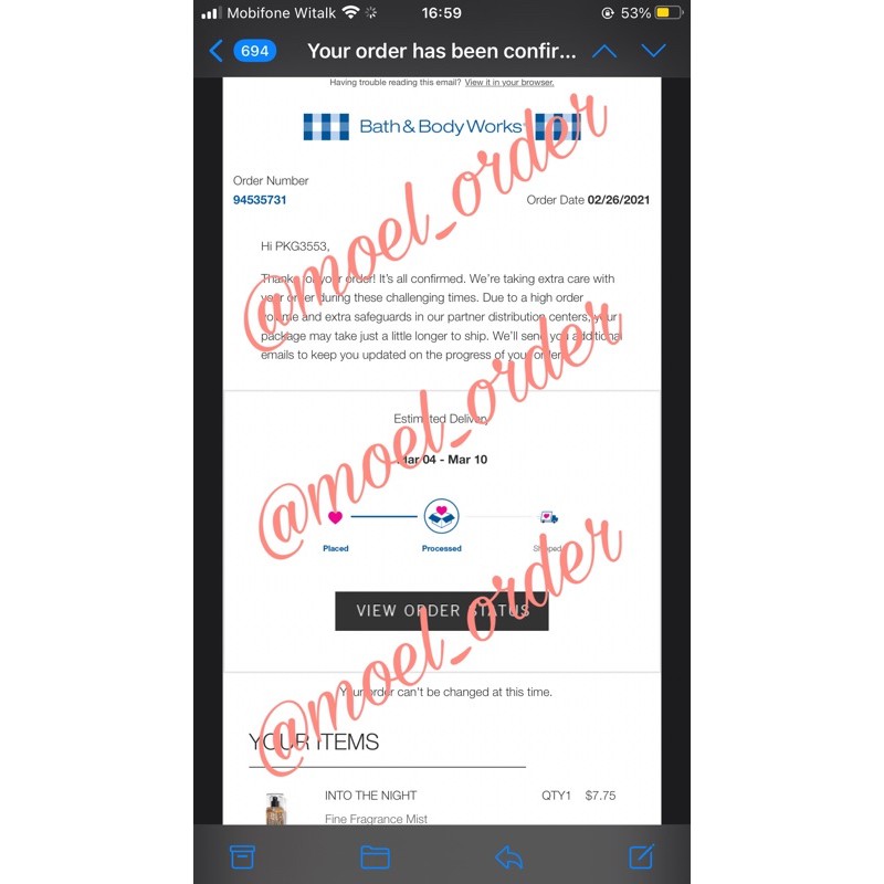 10ml- xịt dưỡng thể Bath and Body Works nhiều mùi auth 💯 | Thế Giới Skin Care