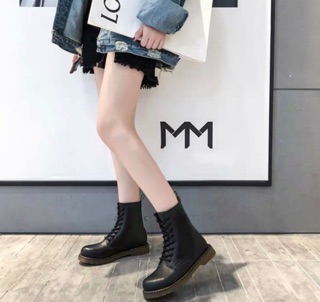 [ORDER] GIÀY BOOTS ULZZANG ĐEN CAO CỔ