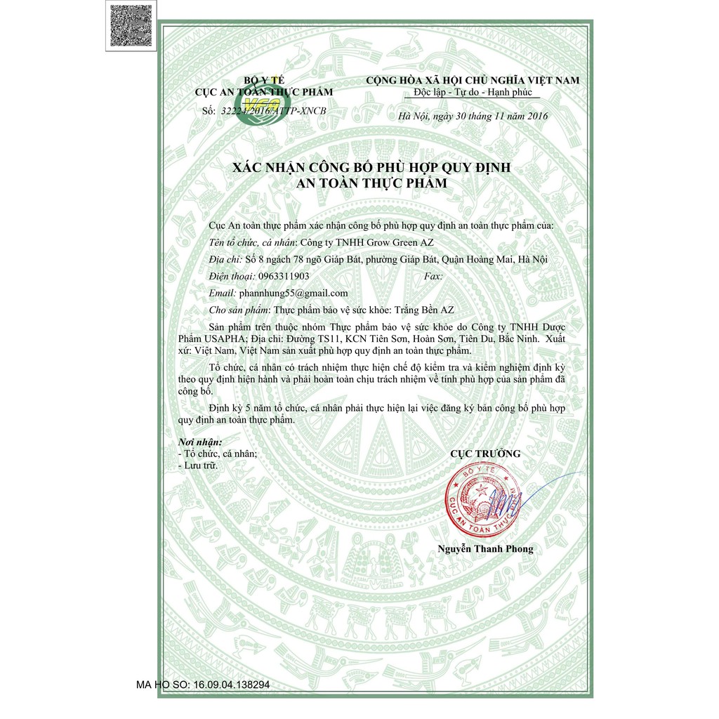 TRẮNG BỀN AZ - Viên uống trắng da