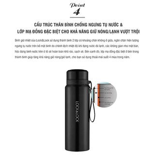 Bình Giữ Nhiệt Lock&Lock Vacuum Bottle LHC6180 [800ML]