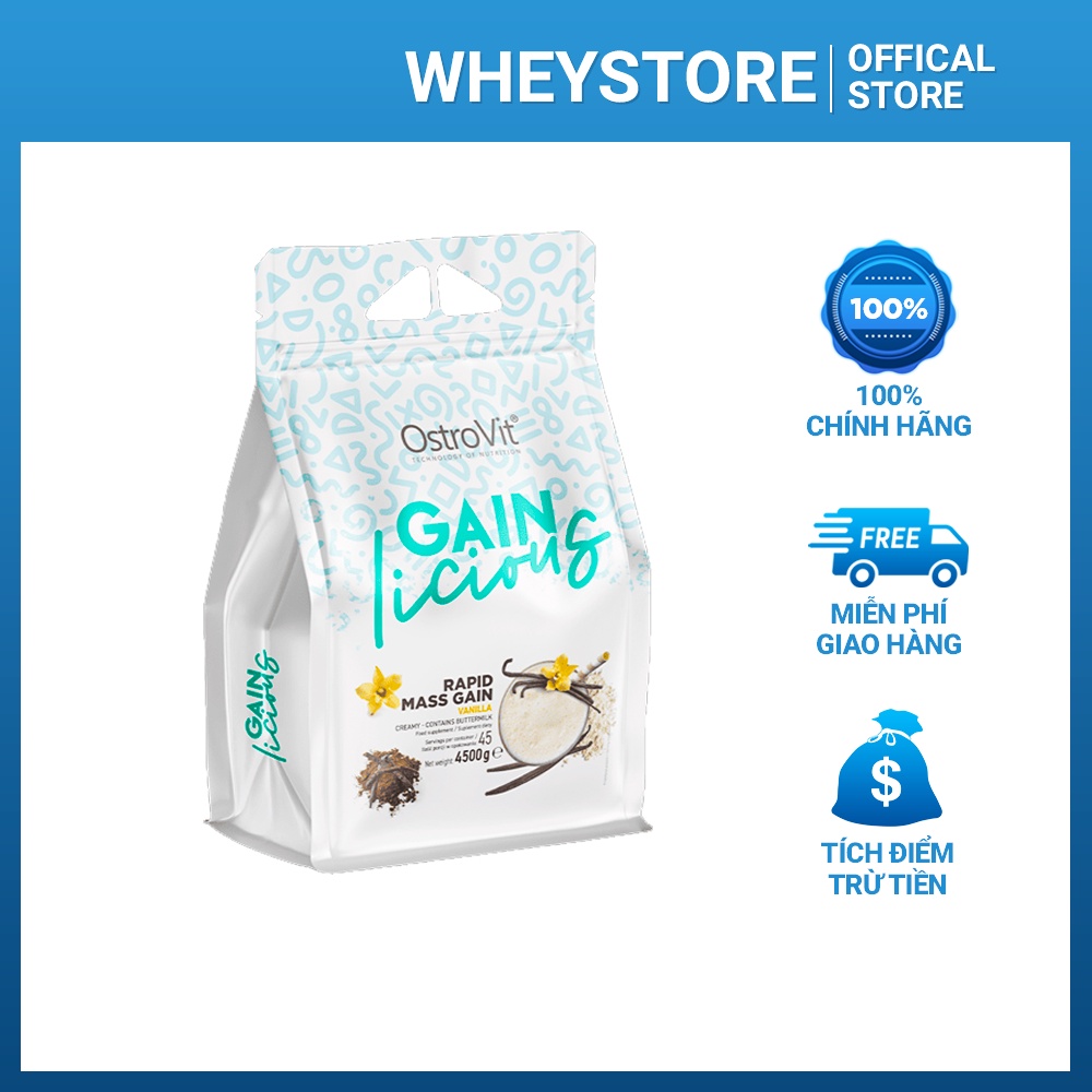 Sữa tăng cân Ostrovit Gain Licious 4500g