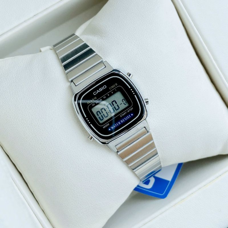 Đồng hồ nữ CASIO LA670 dây kim loại cao cấp giá rẻ