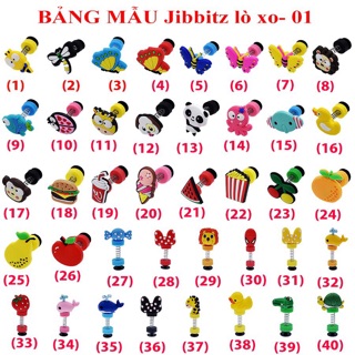Sticker/Jizbitz lò xo gắn dép sục cross