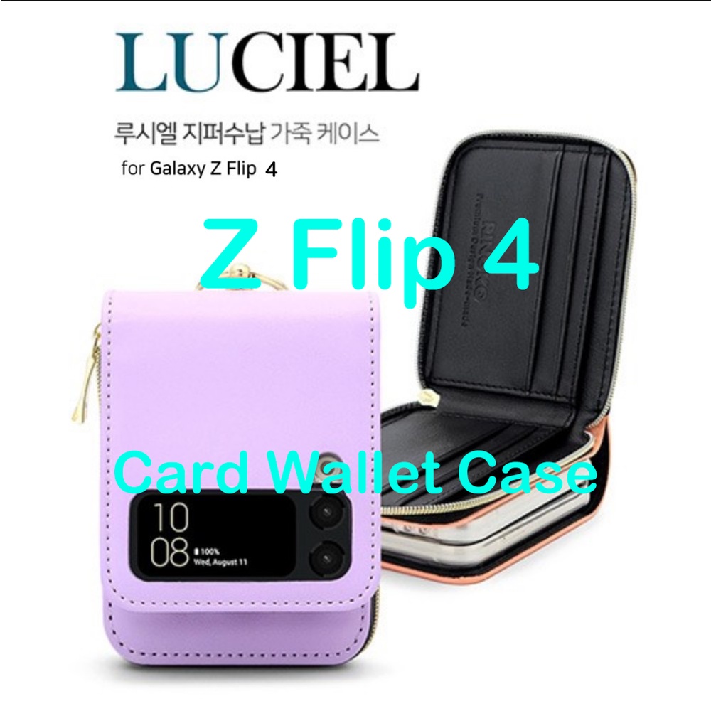 Bao da điện thoại nắp lật kiêm ví đựng thẻ phong cách Hàn Quốc cho Samsung Galaxy 4