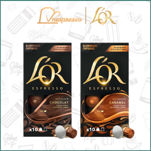 Viên nén cà phê Nespresso compatible L'OR Barista Creation - Hộp 10 coffee capsules