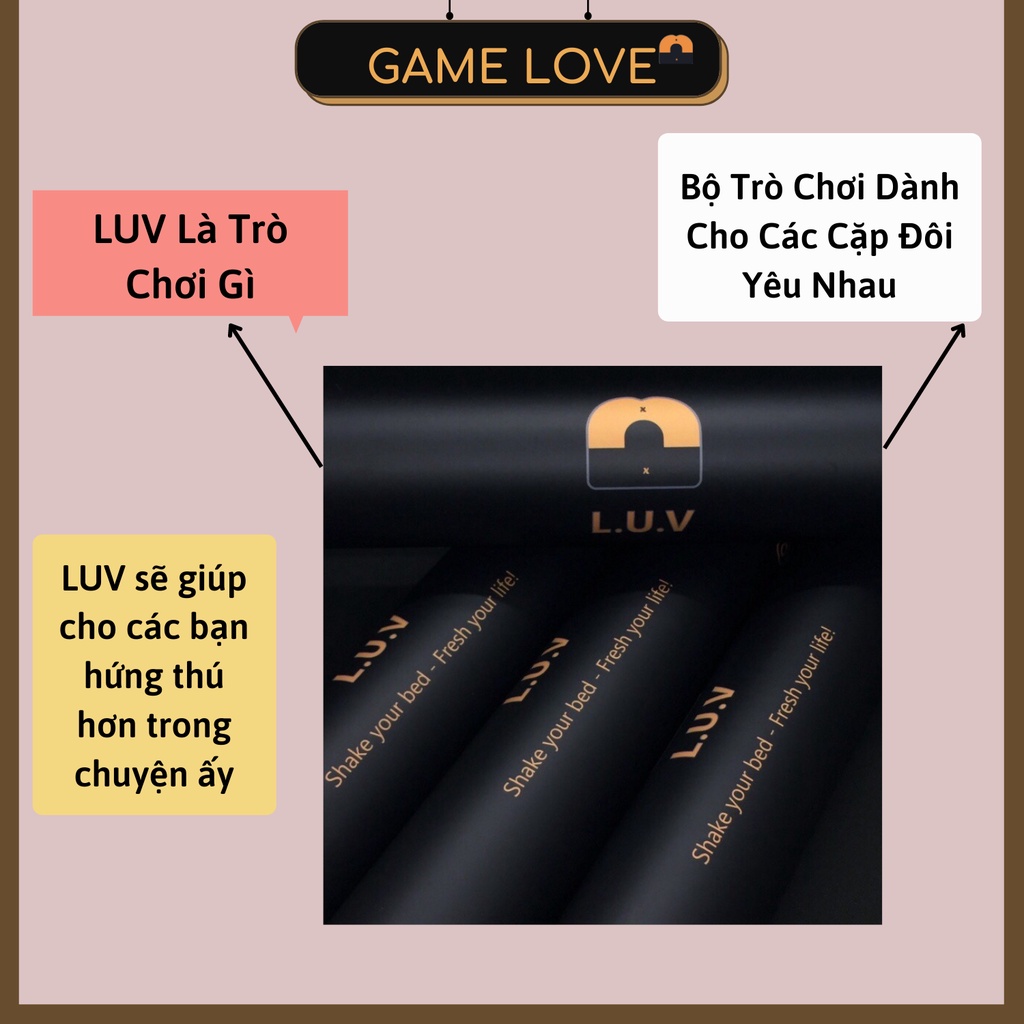 [Che Tên] Make Love, BAD BED Game 18 Trò chơi dành cho các cặp đôi nâng tầm cảm xúc cuộc yêu hót nhất Board Game