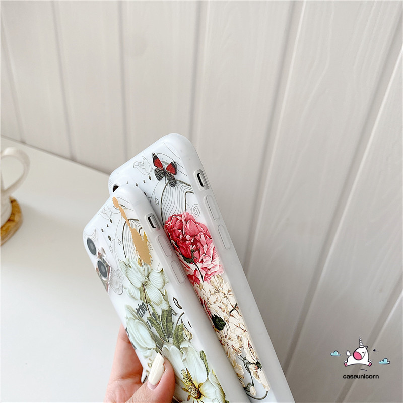 Ốp điện thoại mềm thiết kế hoa xinh xắn cho iPhone 11 Pro Max iPhone 8plus 7 plus 6 6s 7 8 Plus X XR XS MAX SE 2020 | BigBuy360 - bigbuy360.vn