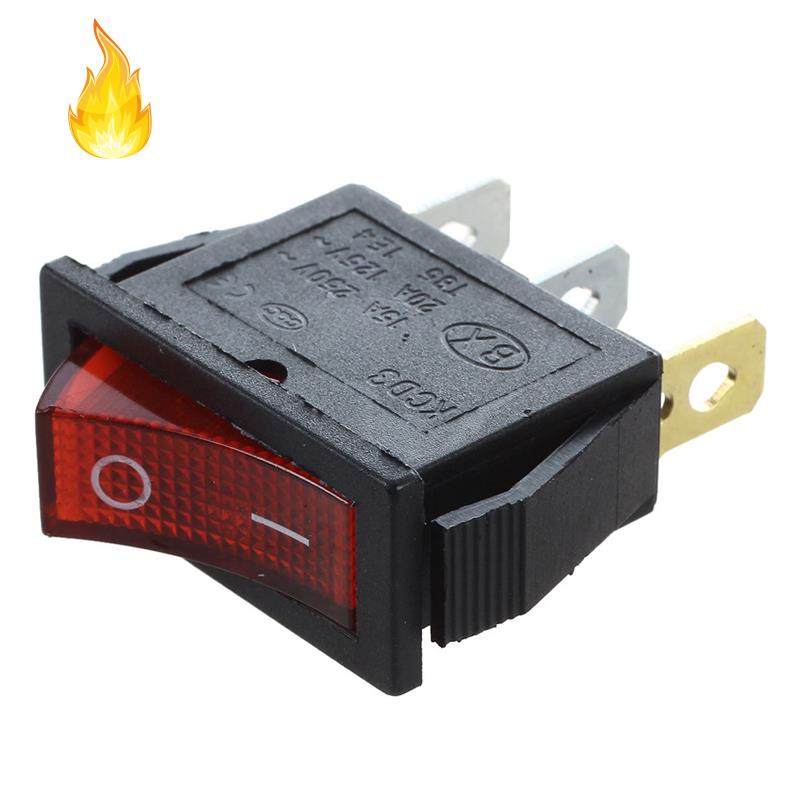 Công tắc bật/tắt cho đèn Bipolar 28x10mm 250V 15A 3