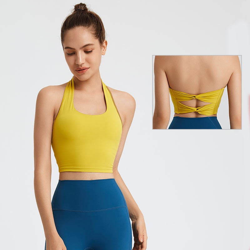 【Sportsangel】Áo Ngực Thể Thao Đan Chéo Chống Chảy Xệ Thời Trang Cho Nữ