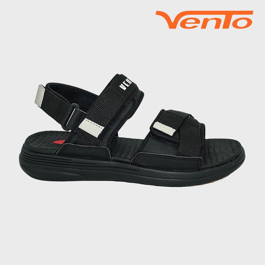 Giày Sandal Vento Nam Nữ - NB57BB Đen Đế Đen