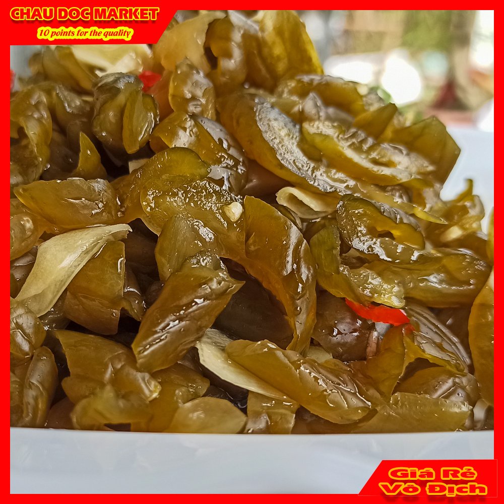 Dưa Mắm Dưa Leo Trộn Sẵn Loại Đặc Biệt Vừa Ăn Hiệu Ông Bà 5 Châu Đốc Hủ 500gr
