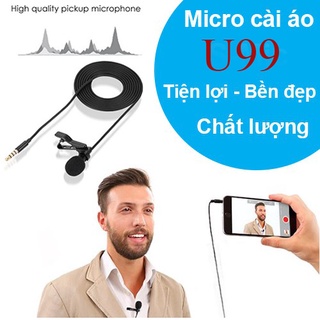 Mic Thu Âm Cài Áo