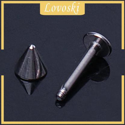 Bộ 10 khuyên môi bằng thép không gỉ an toàn 16g