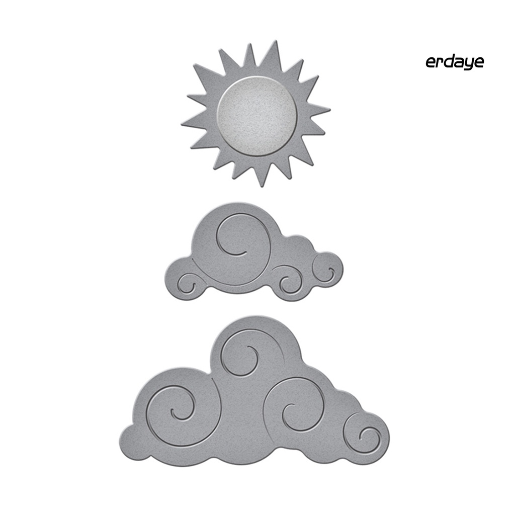Khuôn cắt giấy kim loại hình đám mây / mặt trời chất lượng tốt