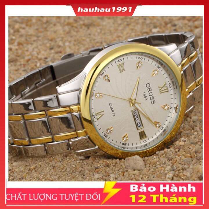 Đồng Hồ Đeo Tay Nam ORUSS CHÍNH HÃNG Dây Thép Không Gỉ, Chống Nước,TBảo Hành 12 Tháng