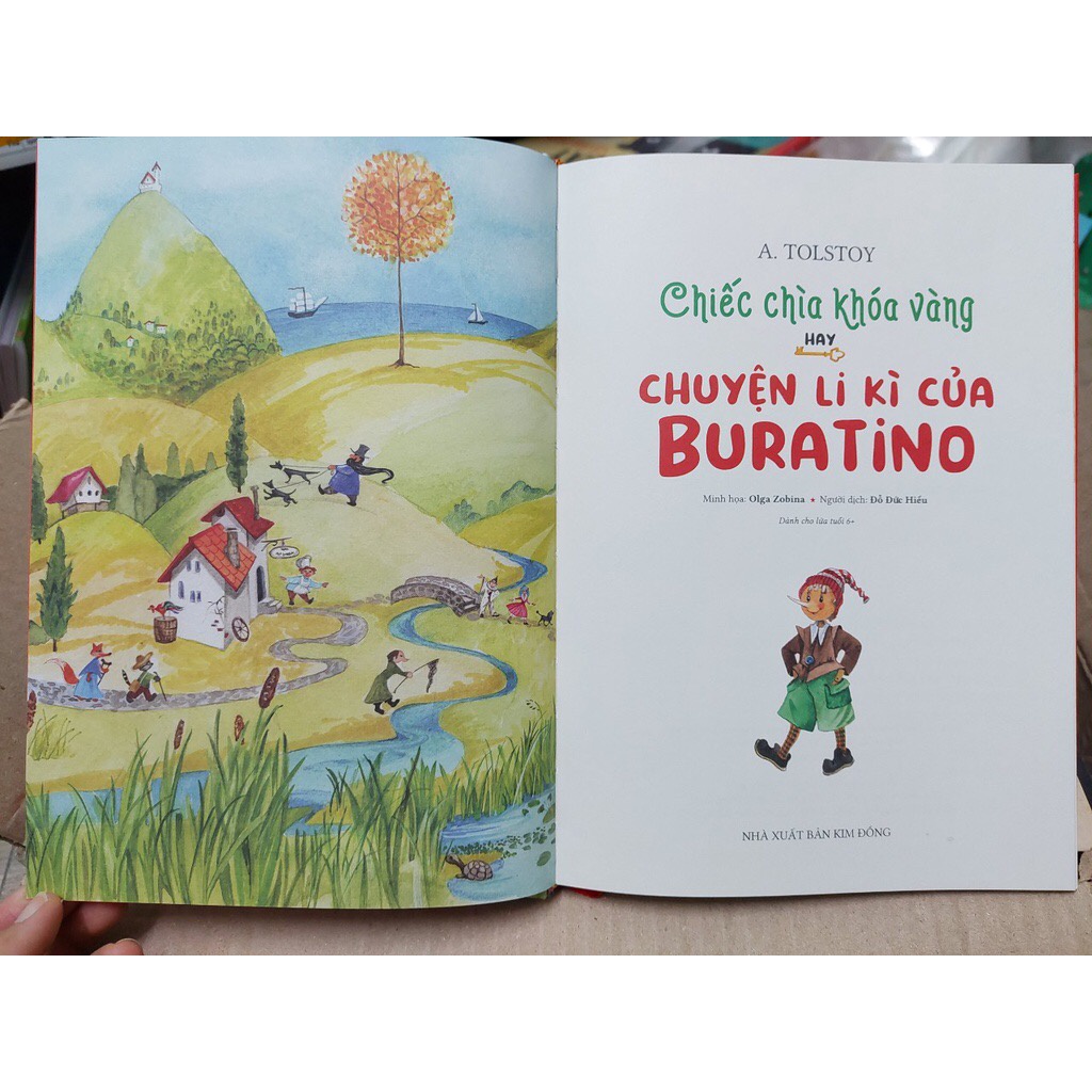 Sách - Chiếc chìa khóa vàng hay chuyện li kì của Buratino