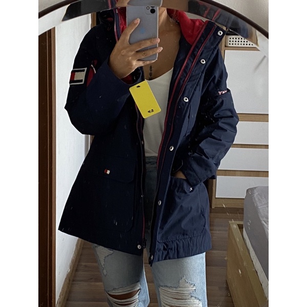Áo khoác nữ 3 in 1 TOMMY HILFIGER chỉ còn trắng s m